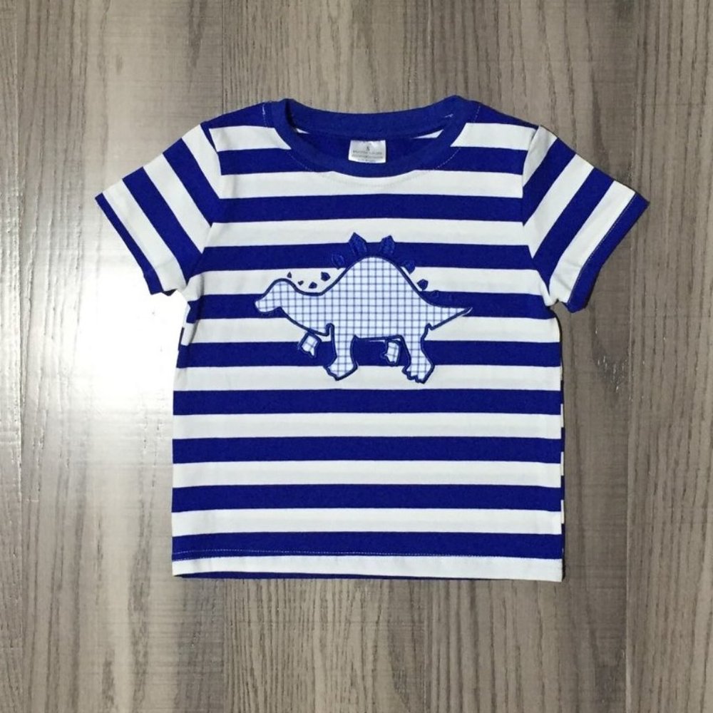 Boutique Dinosaur Boys Short Sleeve Shirt